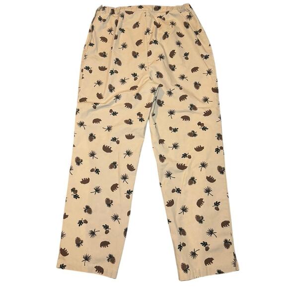 Vintage Christopher & Banks Printed Khaki Pants Size 12 - Picture 3 of 3